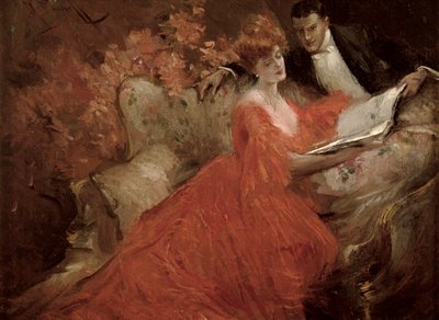 Flirtation, 1910 by Reginald Pannett